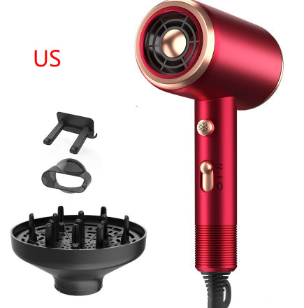 Hair Dryer With Negative Ions Offering Both Hot And Cool Air Settings