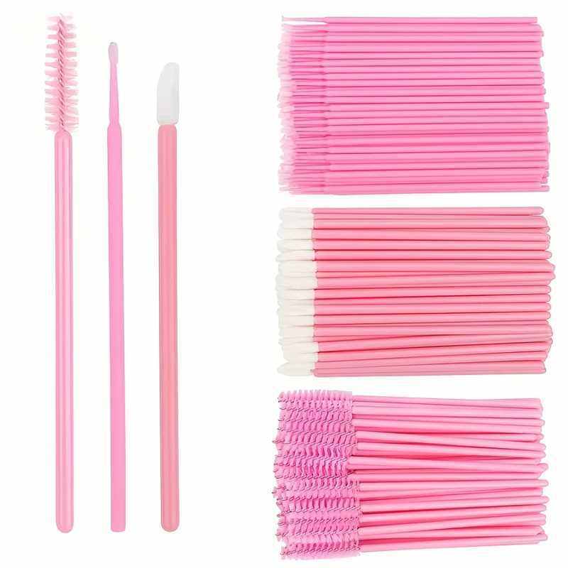 Beauty Tool Set Cleansing Sticks Disposable Lip Brushes And Nano Cotton Swabs