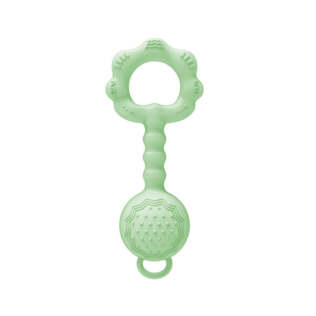 Baby Teether Silicone Rattle Can Make Sound Teether Toys Baby Teether Stick Handbell