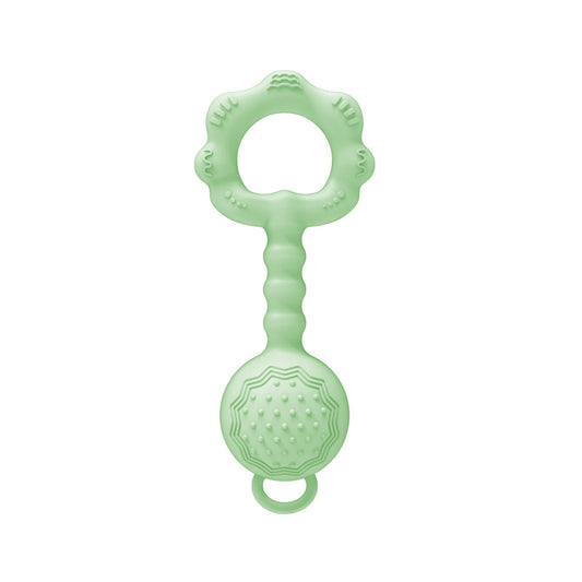 Baby Teether Silicone Rattle Can Make Sound Teether Toys Baby Teether Stick Handbell