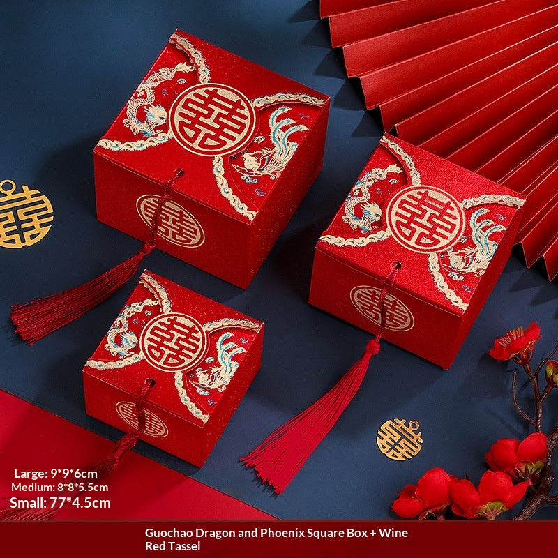 Dedicated Wedding Candy Wedding Gift Packaging Box