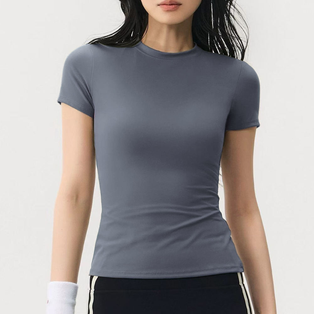 Womens Tightfitting Short Sleeve Yoga Top