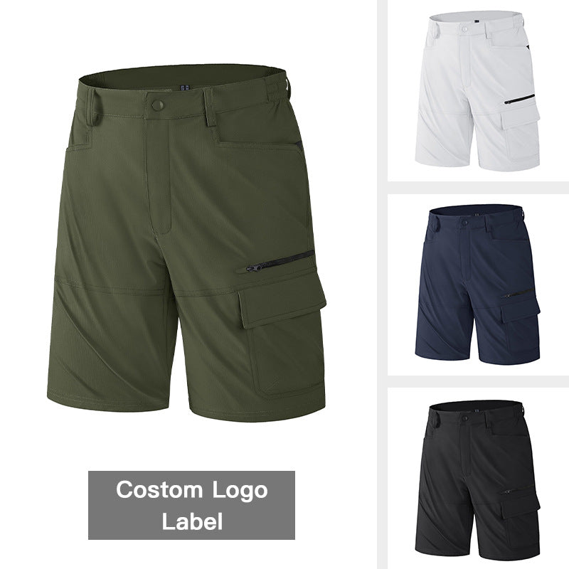 Summer New Hot Selling Men's Quick-Dry Breathable Cool Loose Pants Elastic Outdoor Cycling Running Fitness Pants