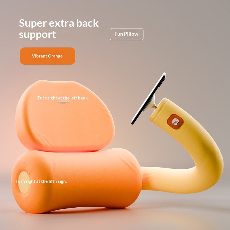 Lazy Phone Stand & Lumbar Support Body Pillow