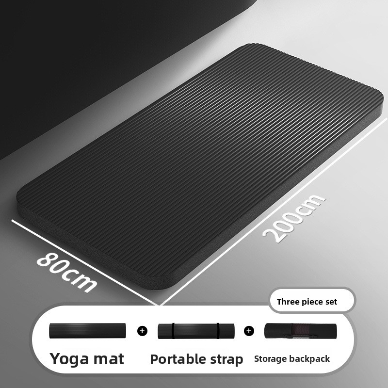 Non-slip, Extra-long, Extra-wide And Extra-thick Yoga Fitness Mat For Home And Gym Use