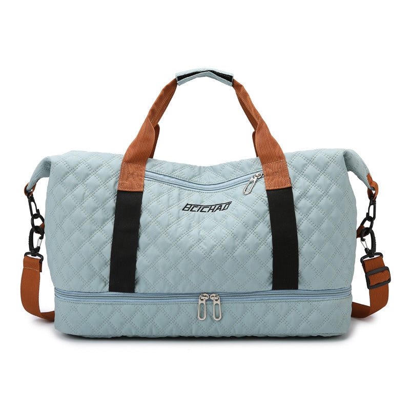 High-Capacity Sports Fitness Carry-On Duffel Bag For Short Trips