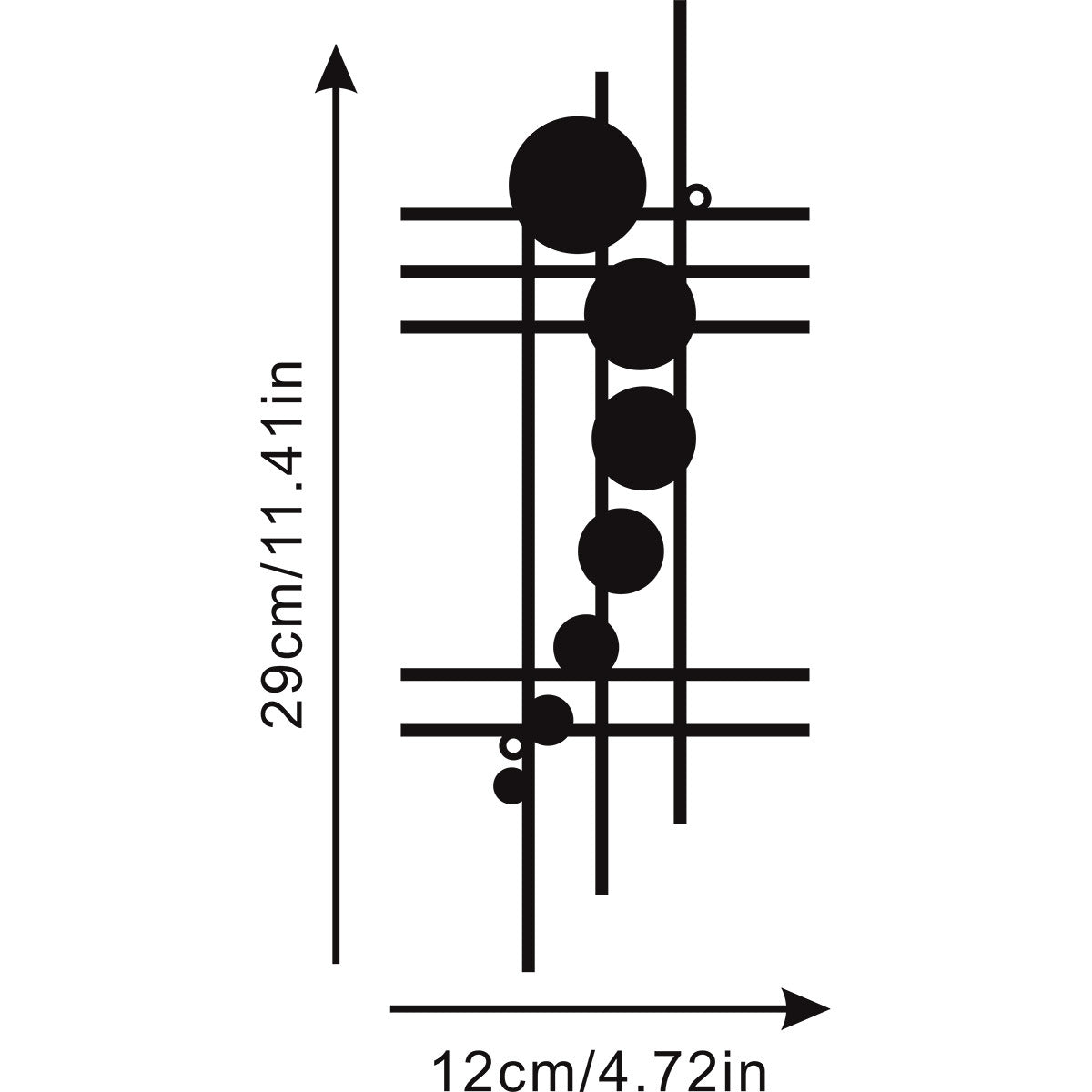 Artistic Modern Geometric Metal Wall Decor