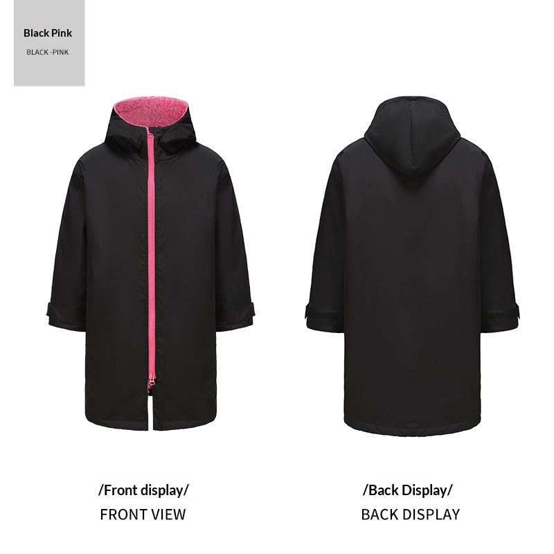 Outdoor Thermal Jacket Swimming Training Bathrobe