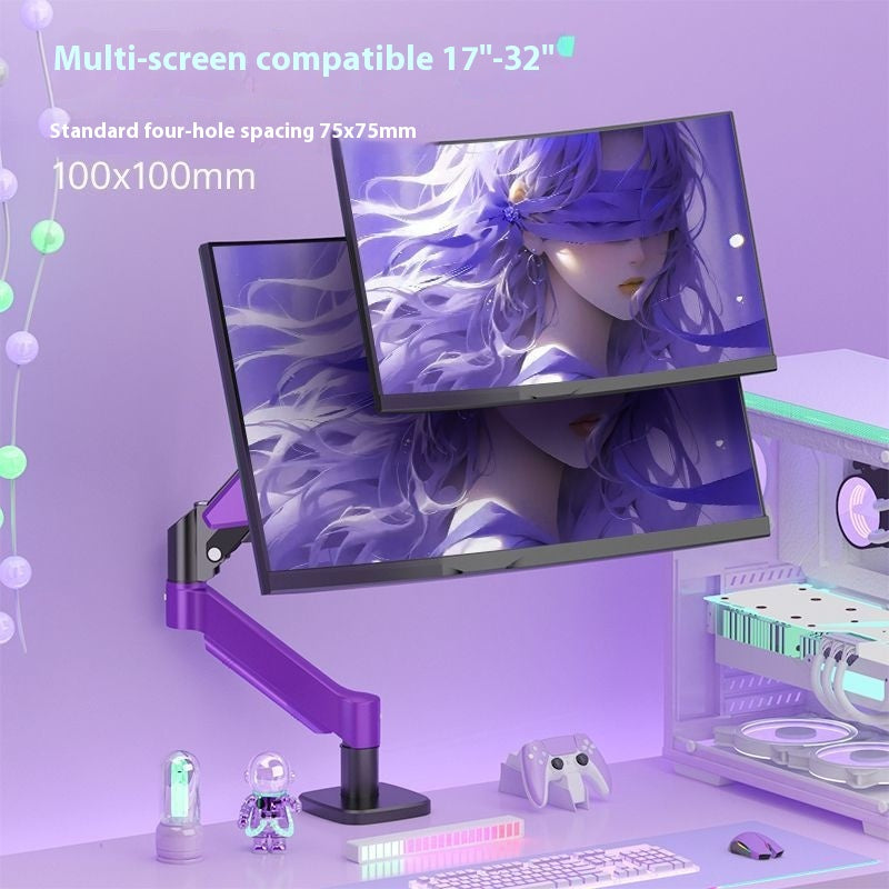 32-inch Computer Monitor Punch Free Rack Mechanical Arm