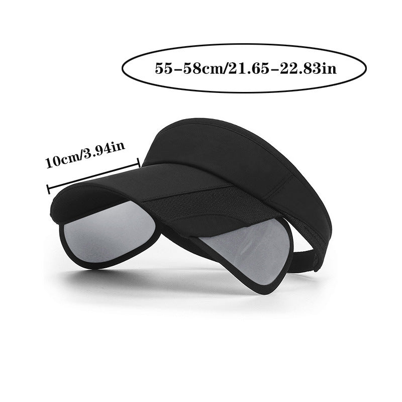Casual Marathon Baseball Cap Outdoor Sun Protection Visor