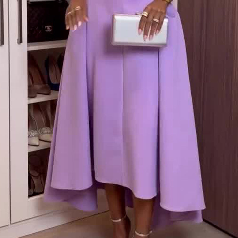 Elegant Sleeveless Crew-neck Fashion Maxi Dress For Women