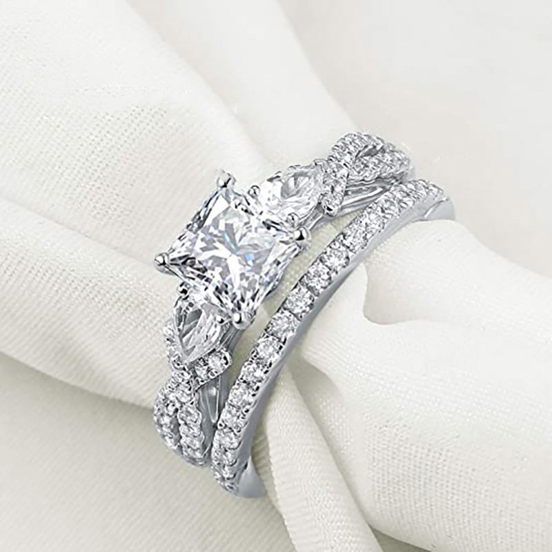 High-end Square Fashion Statement Ring