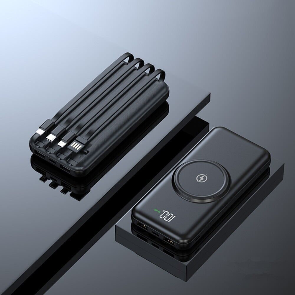 20000mAh Power Bank Fast Charger Battery Pack Portable 5 USB For Mobile Phone UK