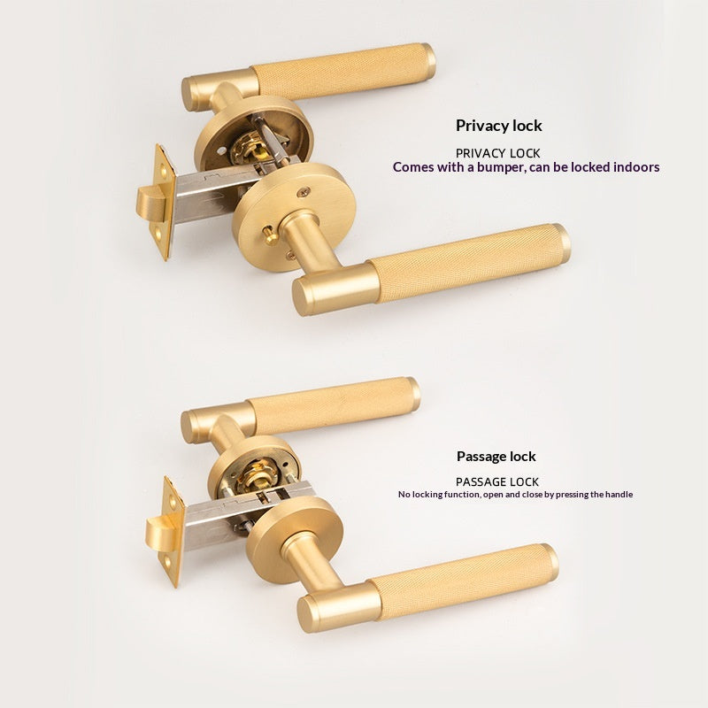 Keyless Door Handle For Home Bathrooms