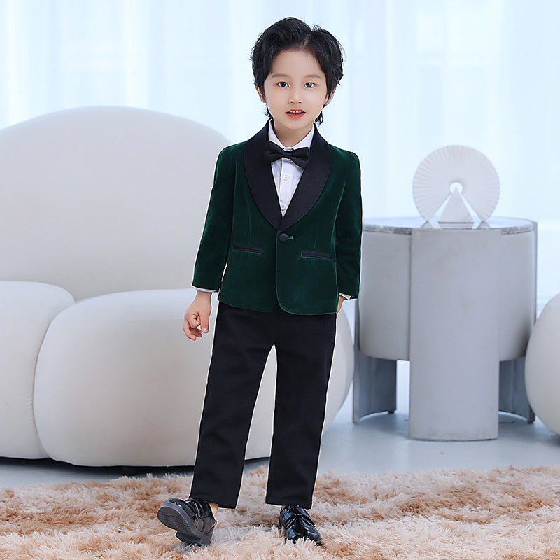Children's Suit Korean Boy Flower Girl Celebration Dress