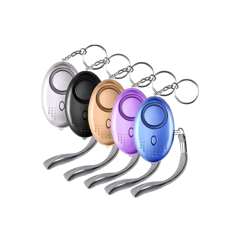 Personal Alarm - 5 Pack 130DB Loud Security Siren, Personal Alarms For Women, Kids, Elderly  Reusable Personal Alarms Keychain For Self Defence, Travel, Night Safety, Emergency Use  Ideal Gift Set