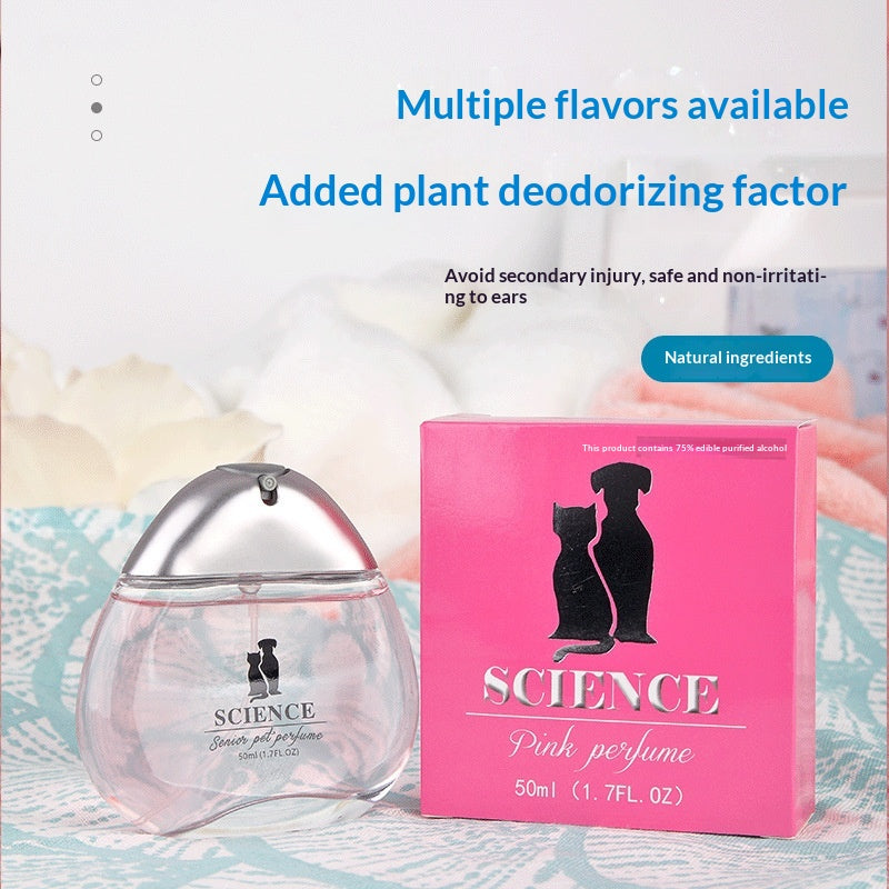Science Pet Perfume In Glass Bottle