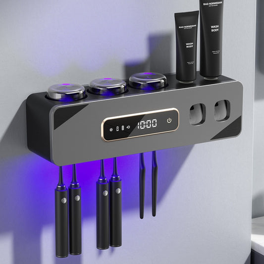 Smart Toothbrush Head Touch-Control Sterilization And Drying Toothbrush Holder