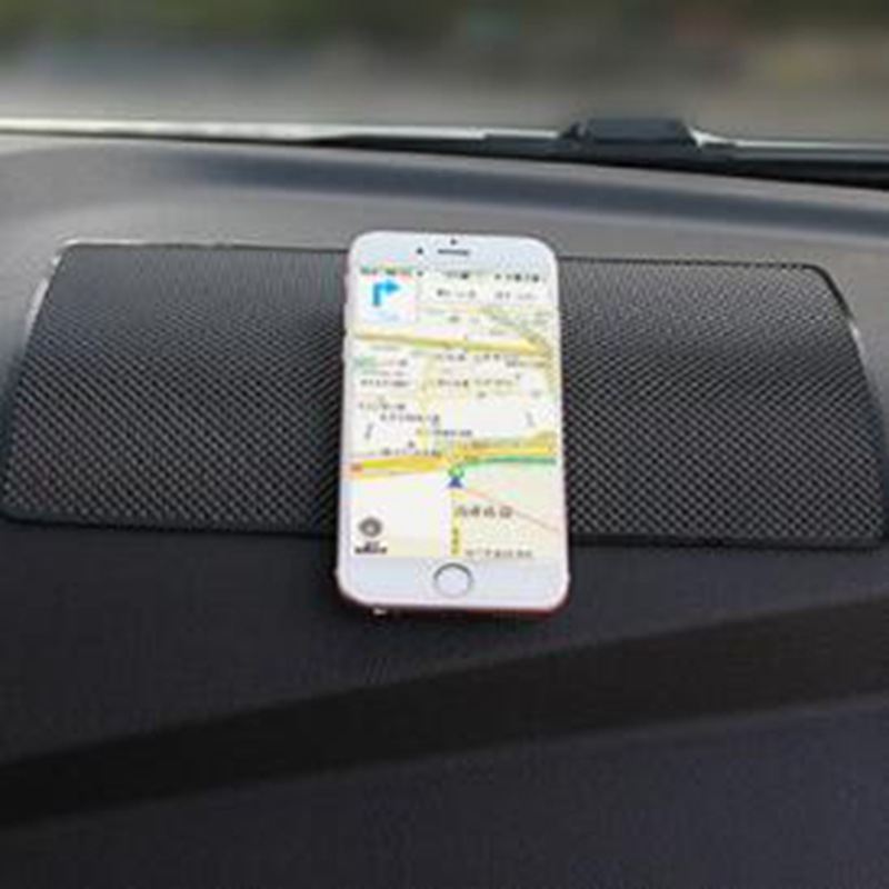 Car Non-slip Storage Mat - Silicone Dashboard Organizer Pad for Phone Coins Keys - Universal Auto Interior Accessories