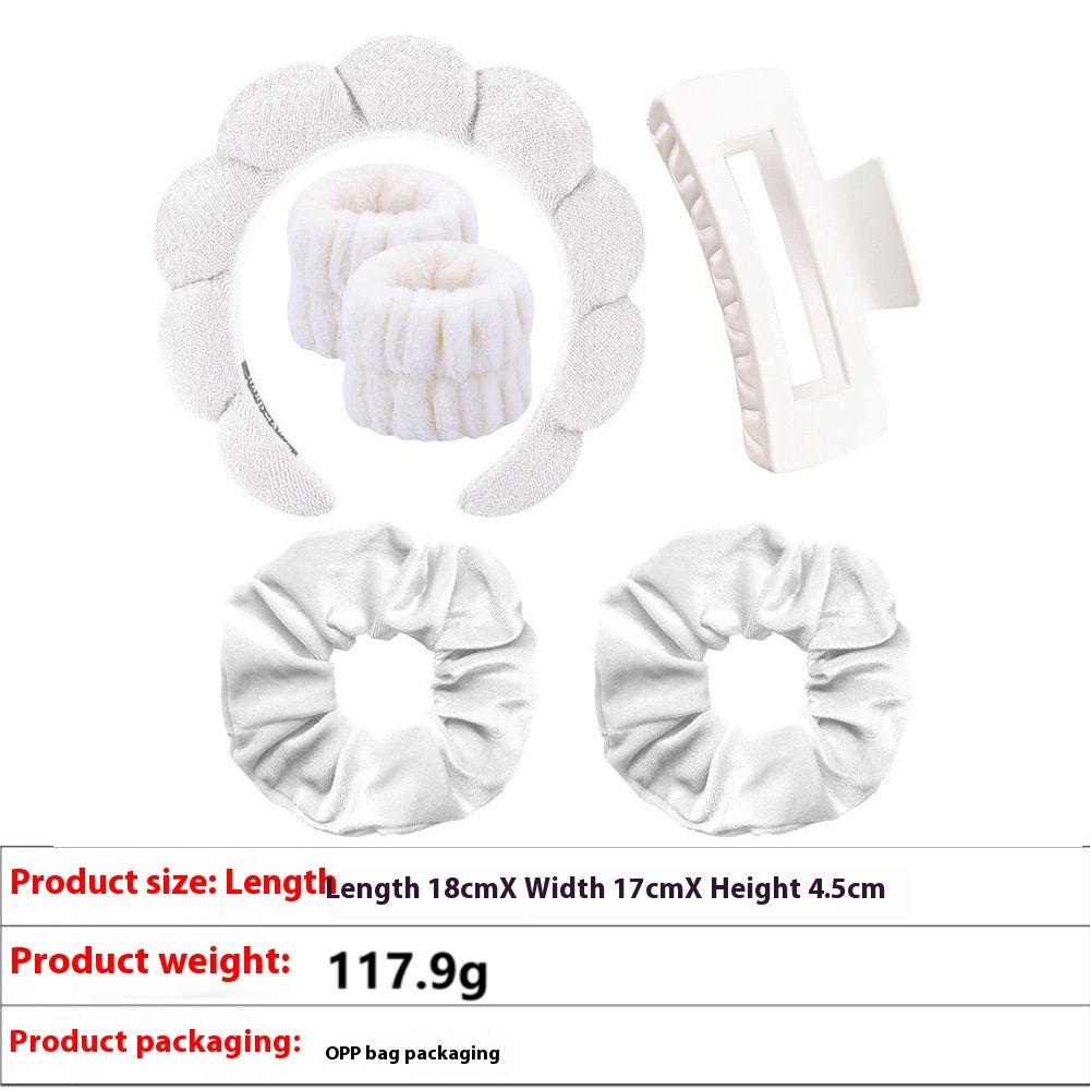High Skull Top Makeup Bundle Leather Headband Suit
