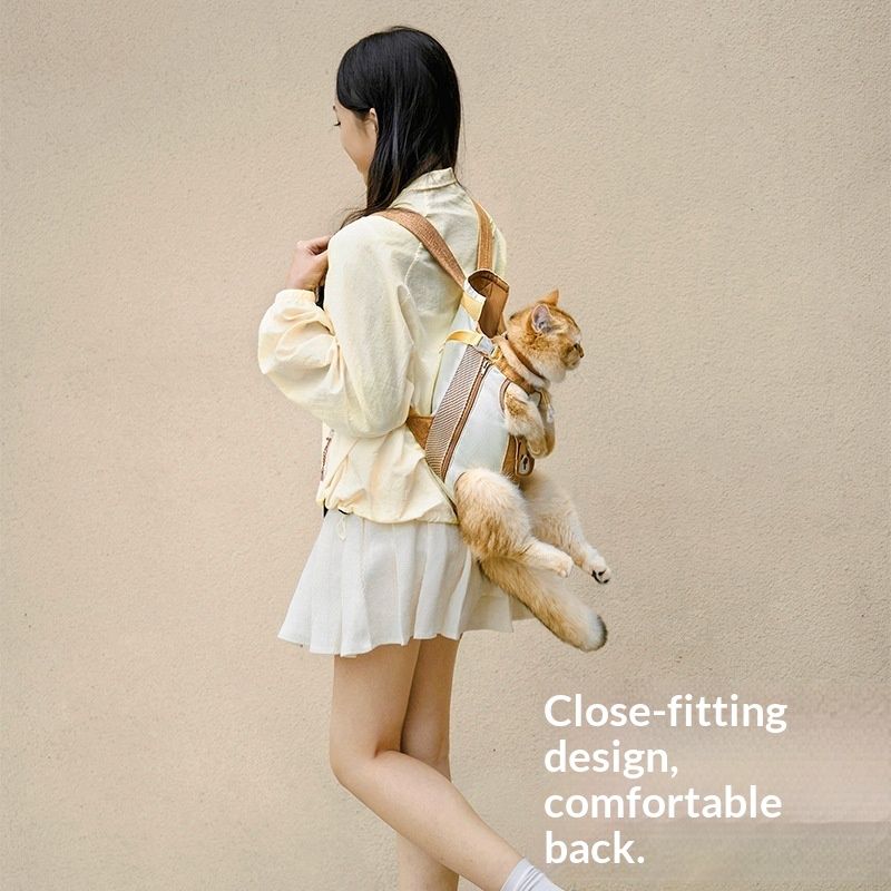 Pet Outdoor Portable Double-Shoulder Dog Bag With Chest Strap