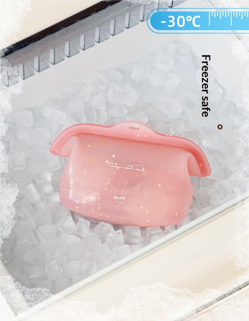 Household Food-Grade Portion-Sized Freezer Zip-Seal Bags