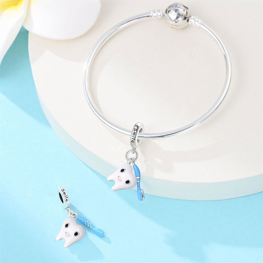 Silver-plated DIY Bead Bracelet Accessories