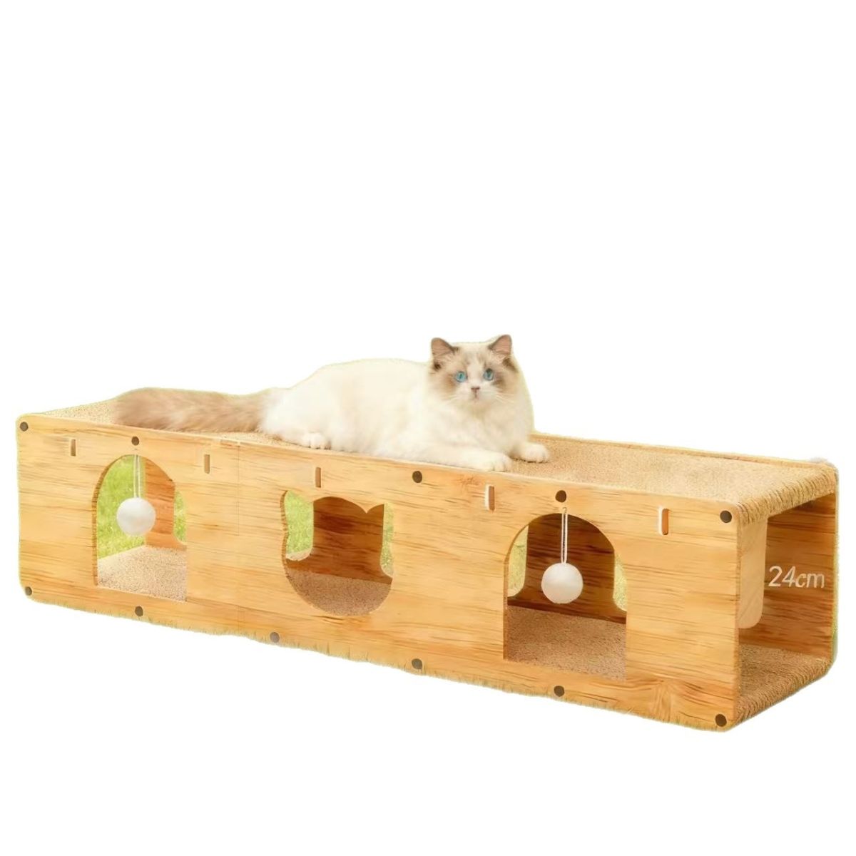 Pet Cat Bed, Upright Cat Scratching Board, Cat Tunnel, Cat Toy, Self