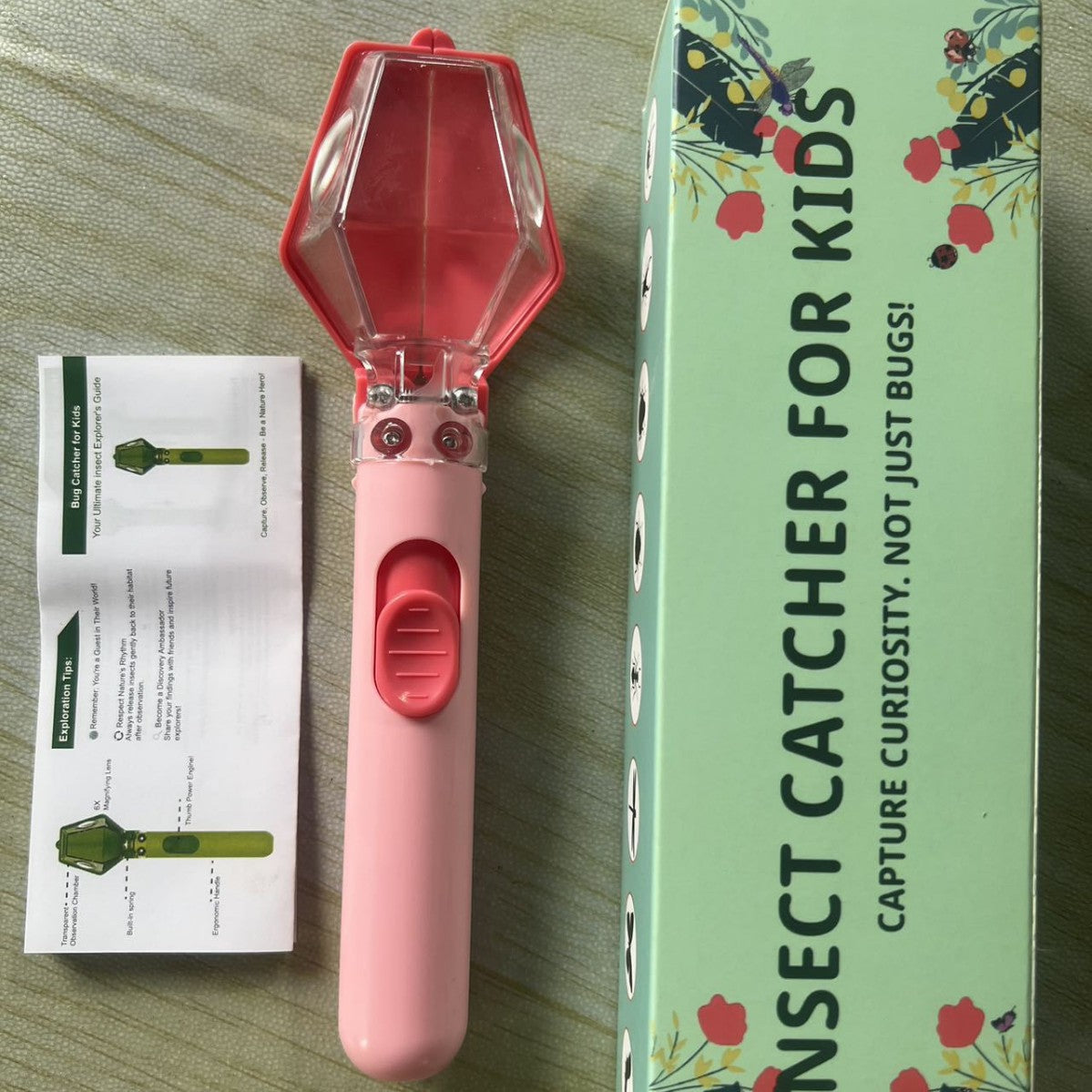 Bug Catcher Kit For Kids, Insect Trap With 6X Magnifying Glass - STEM Learning & Exploration Toy, Outdoor Activity Gift For Children