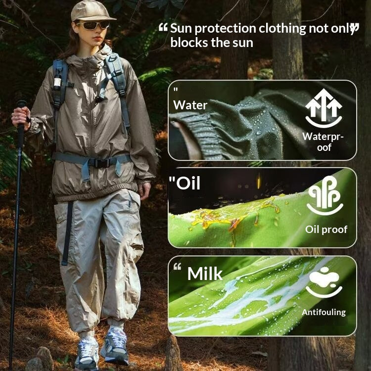 Outdoor Cycling And Fishing Loose-Fitting Breathable Sun-Protective Jacket