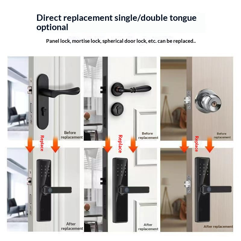 Indoor Fingerprint Lock For Entrance Doors And Office Doors Electronic Smart Lock