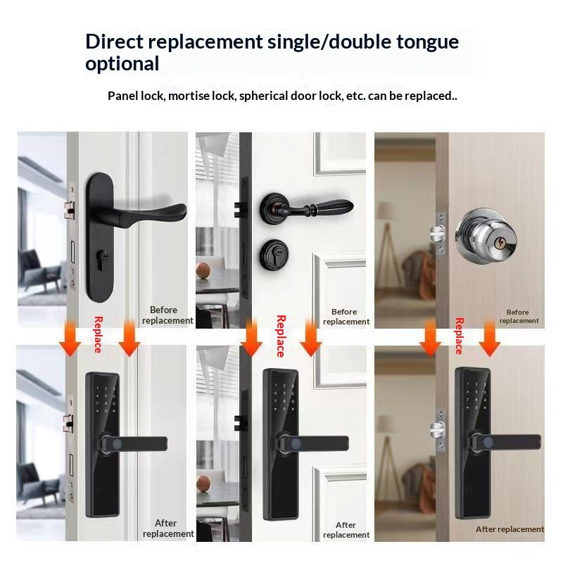 Indoor Fingerprint Lock For Entrance Doors And Office Doors Electronic Smart Lock