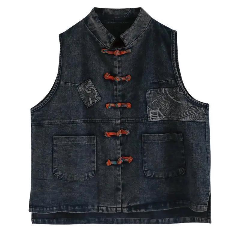 Autumn New Arrival Artistic Vintage Ethnic Style Waistcoat