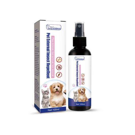 Yegbong Pet Flea Spray Cat And Dog Skin Cleaning External Lice And Tick Removal Spray