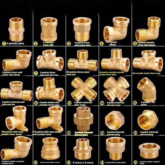 4-tap 6-minute Copper Reducing Pipe Plumbing Accessories