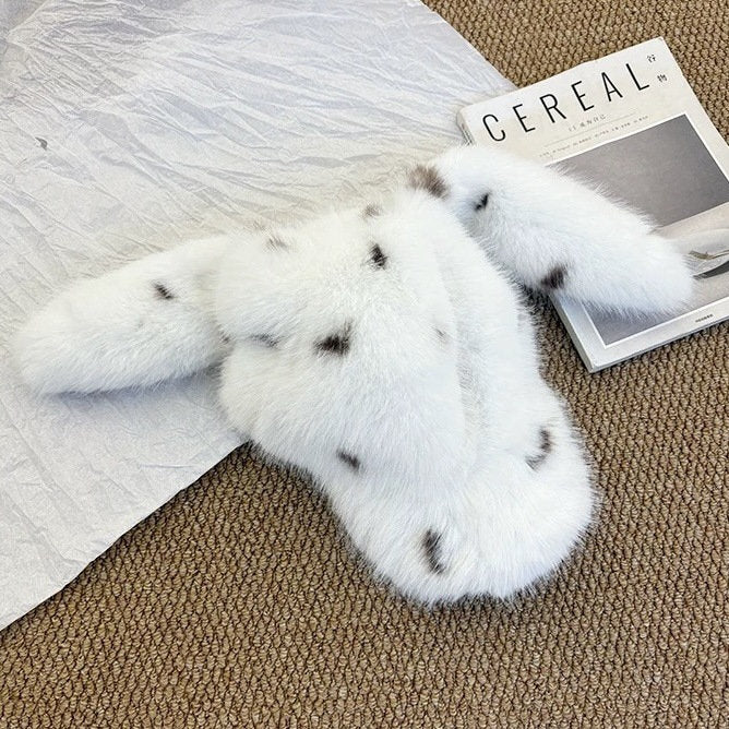 Korean-style Sweet And Cute Bunny-ear Plush Hat