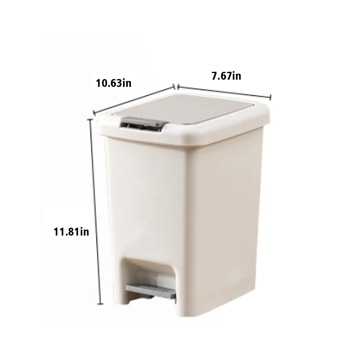 Household Trash Can, Kitchen, Bathroom,toilet, Living Room, With Lid, Foot Pedal