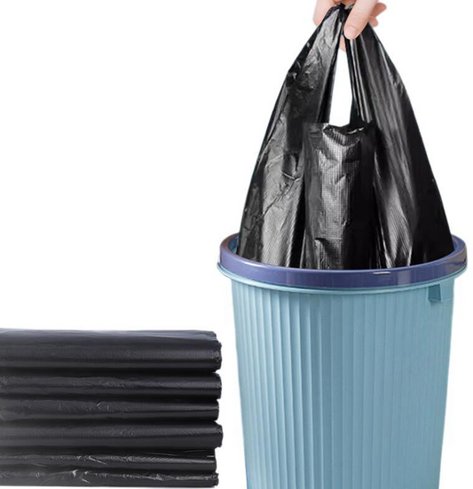 Kitchen garbage bag-vest type-thickened upgraded version-150g-32 *6*2cm-50 pieces-1 bundle