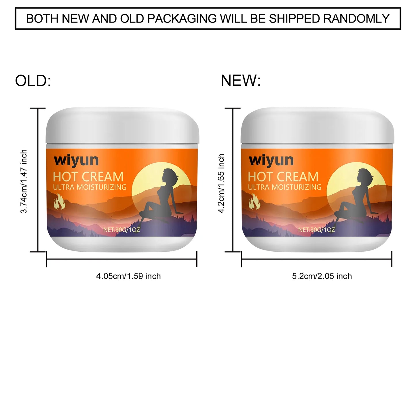 wiyun Hot Cream Ultra Moisturizing, Full body-care Firming Skin Show Body Light Body Moisturizing Body Care Cream