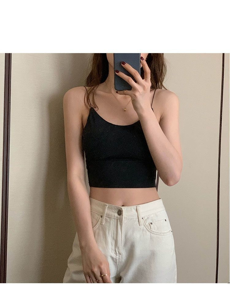 Ice Silk Beauty Back Camisole Women's Korean-style Underwear