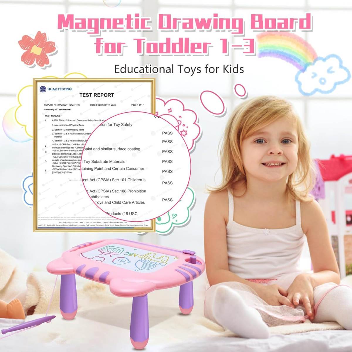 Color Screen Doodle Board Educational Toys