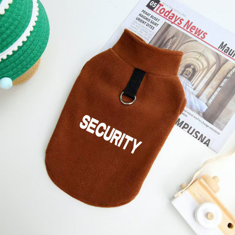 Pet Clothing Fleece-lined Thermal Vest