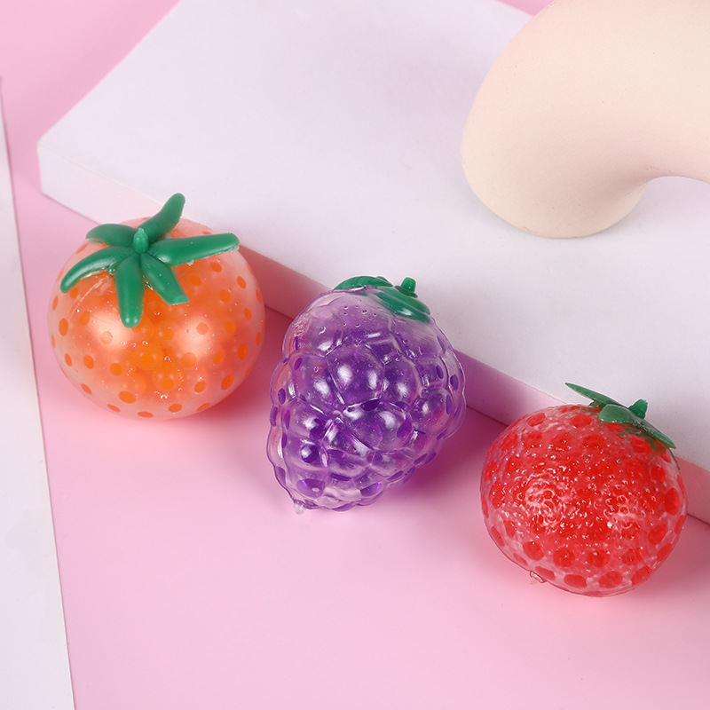 Beads Squeeze Soft Rubber Puzzle Pressure Relief Vent Ball Toys