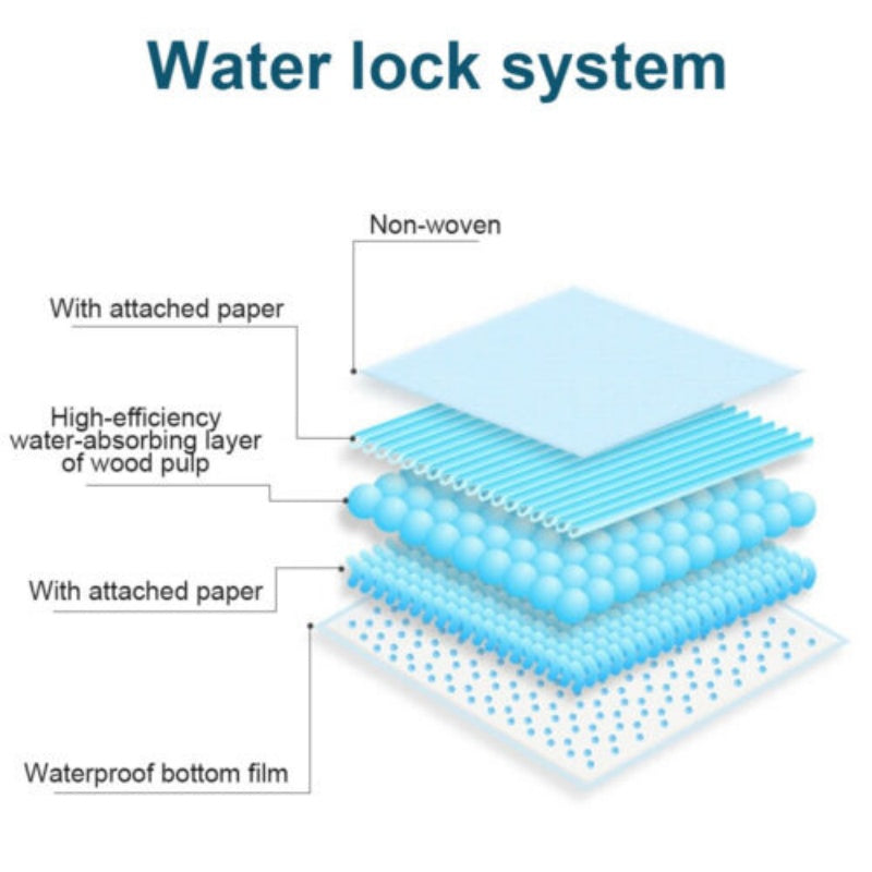 29X22X13.5 Pet Training Pads Puppy Toilet Potty Mat Indoor Dog Cat Pad 60X60cm Absorbent