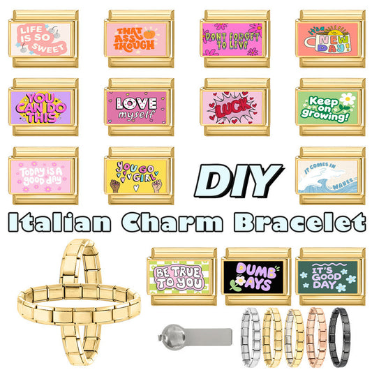 Italian Charm Stretchy Geometric Style Multi Functional Accessories