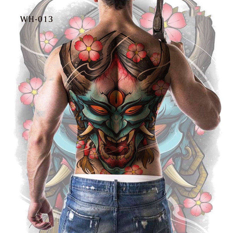 Tiger And Beauty Tattoo Stickers For Men And Women