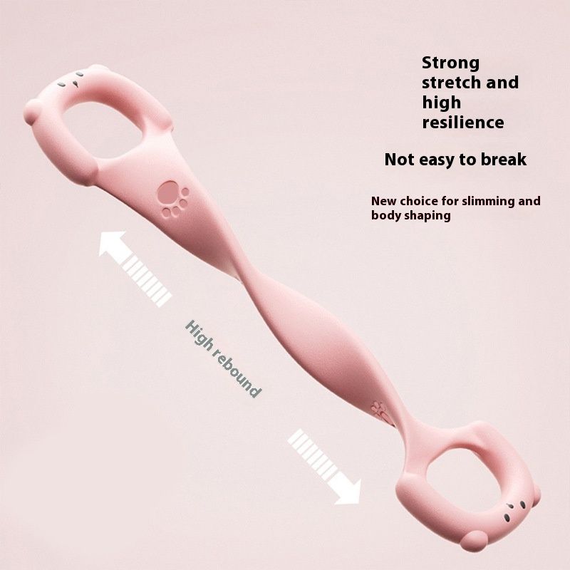 8 Words Chest Expander Training Shoulder Thin Back Fitness Home Yoga Stretch Belt Thick Elastic String