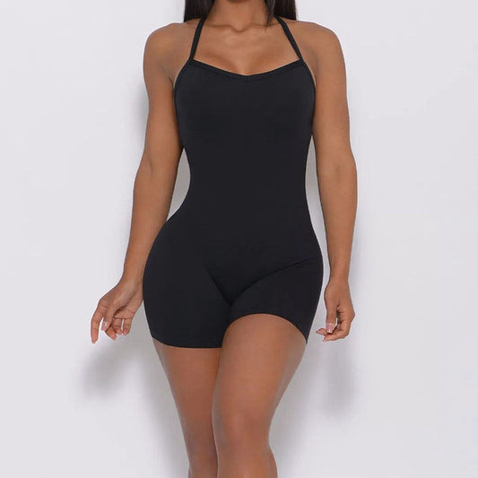 Yoga Pants Sports One-piece Fitness Pants Backless Cross Jumpsuit