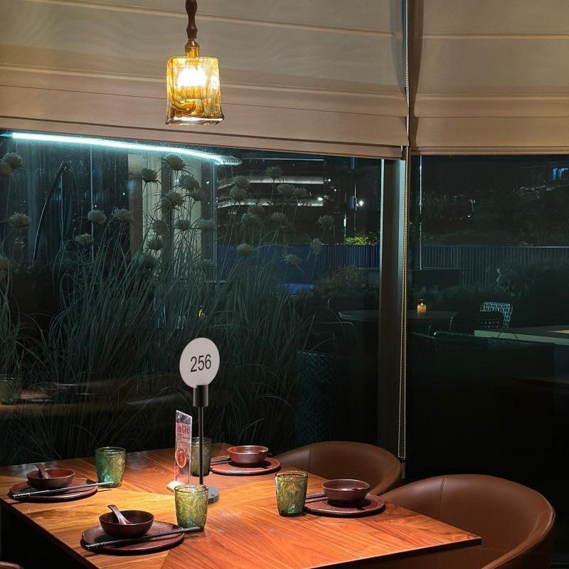 Ambient Menu Small Night Light Stylish Bar Desk Charging Table Lamp