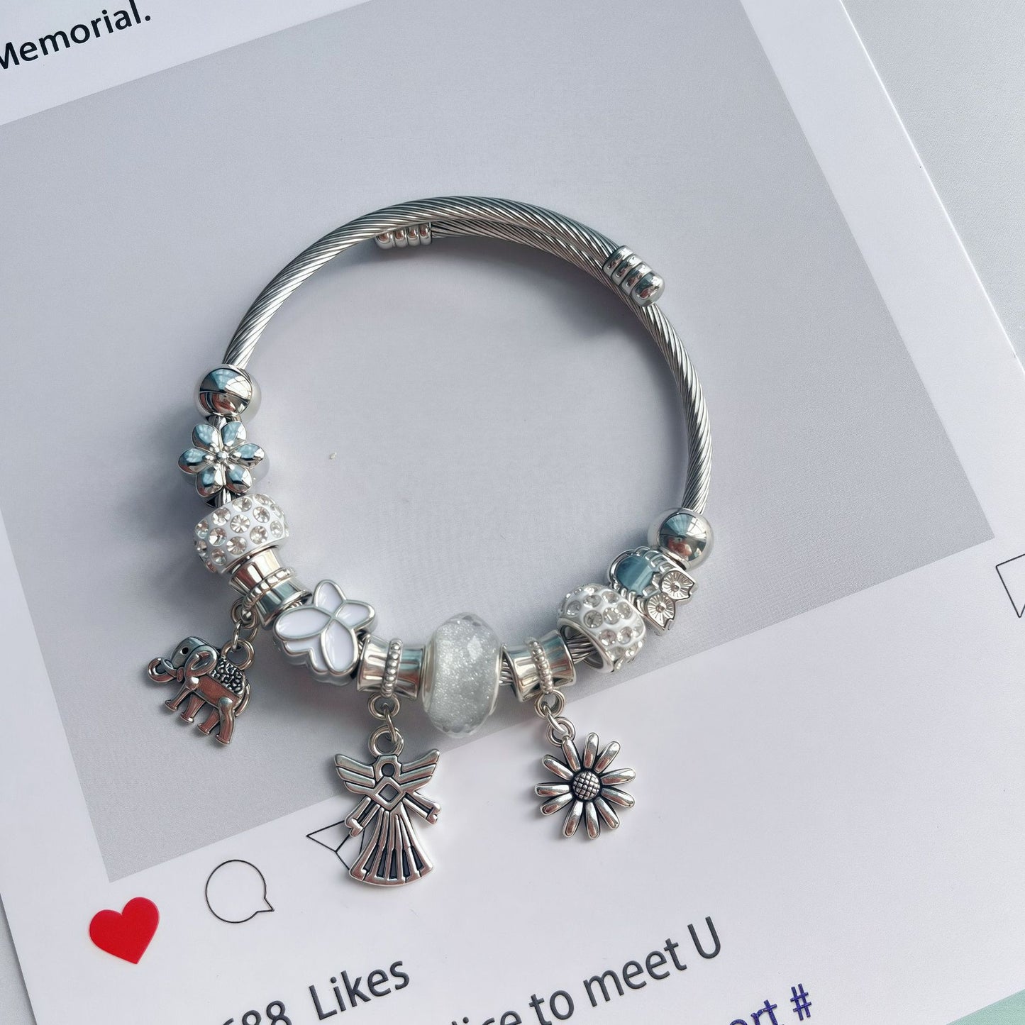 Panjia Fashion Best-Selling Titanium Steel Bracelet Versatile High-End Style Wristband Jewelry